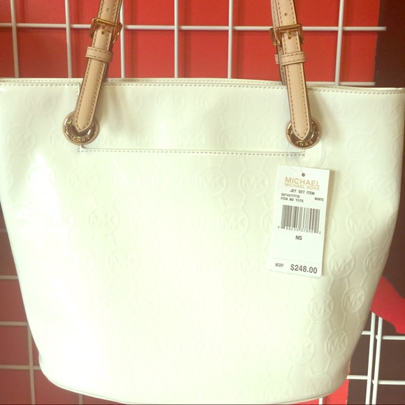 NWT White Jet Set Collection Michael Kors handbag