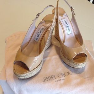 🌷100K Sale Jimmy Choo Polar Nude Espadrilles