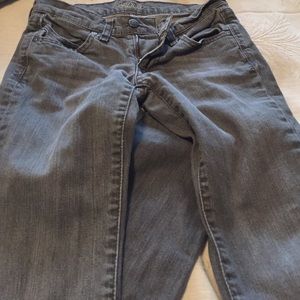Gray skinny jeans