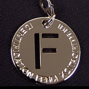18k gold dipped - Fendi Identification Charm