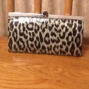 Silver& black BEBE wallet