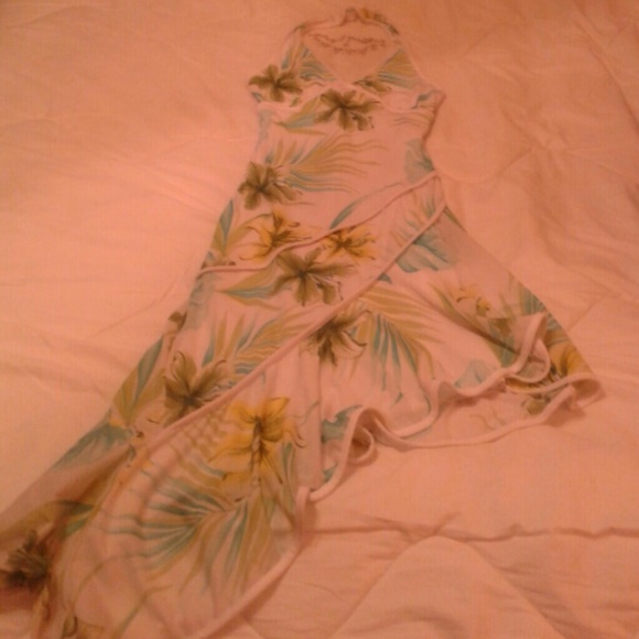 RUBY ROX flowery summer dress (S)