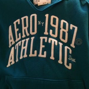 Aeropostale sweat shirt dark green/blue/teal