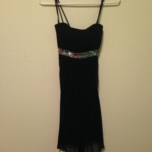 Navy knee high dress