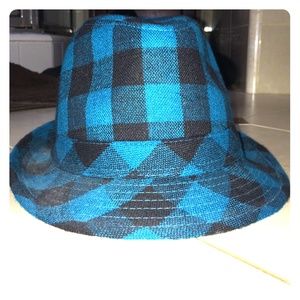 Checkered fedora