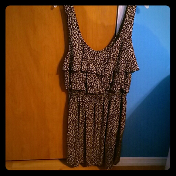 Cheetah print dress