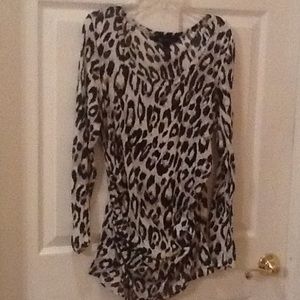 Black & white top by Inc.