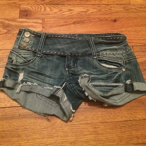Denim shorts size 0