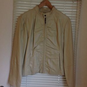 Real leather thia jacket.