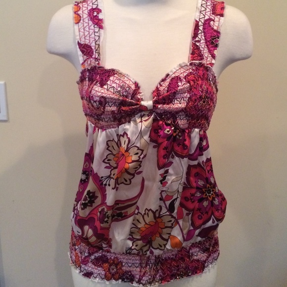 Bebe silk top