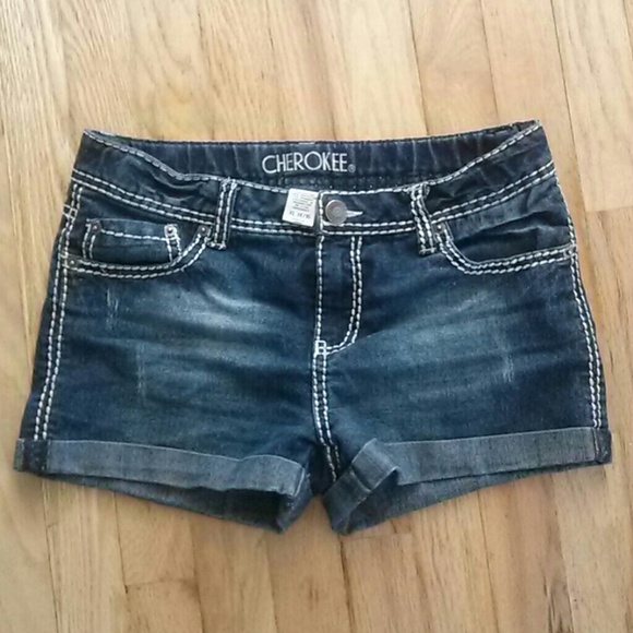 Jean Cherokee short shorts.