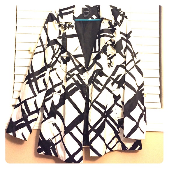 Black and white jacket