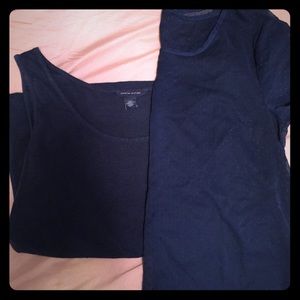 Tommy Hilfiger sheer blouse and tank