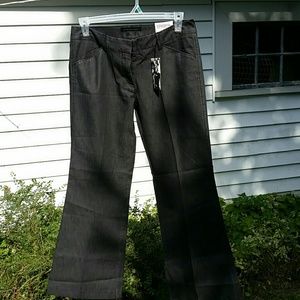 Express the editor low rise flare jeans