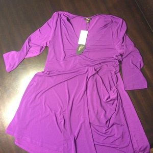 Purple women's tunic