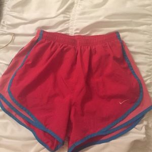 Pink Nike shorts