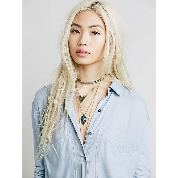 Free People Tops - Free People breakfast in bed buttondown