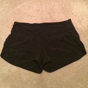 Black lululemon shorts