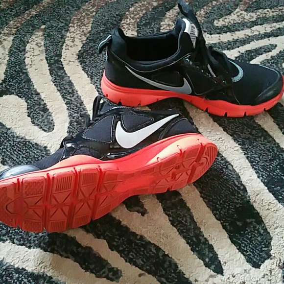 Black and Orange Nike Training shoes