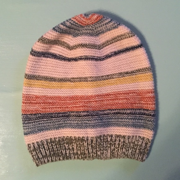 Striped beanie. NWOT