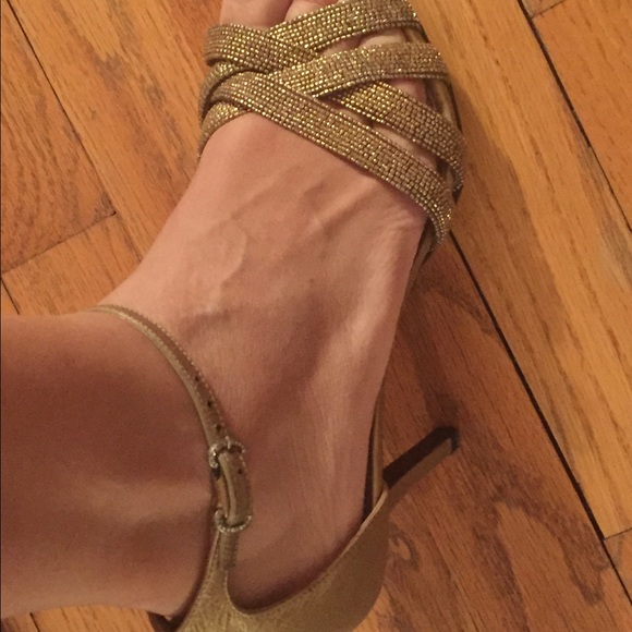 Gold Ralph Lauren Sandel - Picture 3 of 3