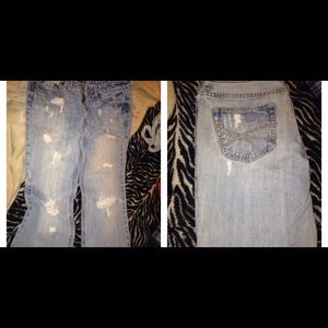 Aeropostale jeans bootcut 5/6 short/court