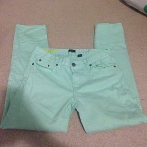 MINT JCREW SKINNY JEANS