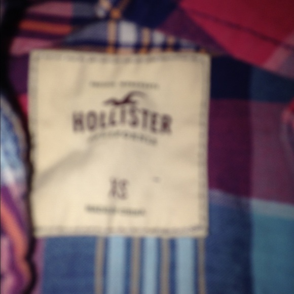 Hollister plaid shirt/flannel xs - Picture 2 of 2