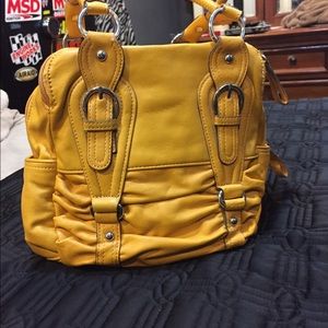Mustard colored purse