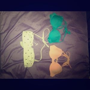 3 target bikini tops