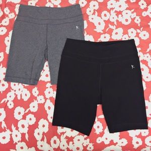 Black and Grey Workout Shorts