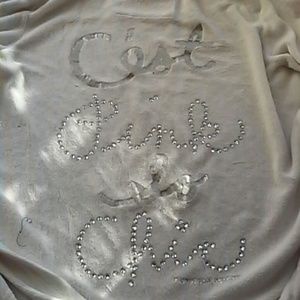 Reduced Pink VS white bling robe size XS/S