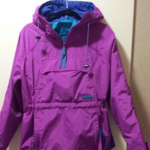 Vintage Colombia hooded rain jacket