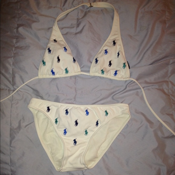 2-piece Ralph Lauren swim suit