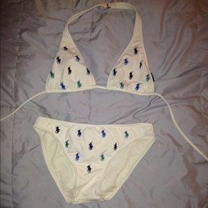 2-piece Ralph Lauren swim suit