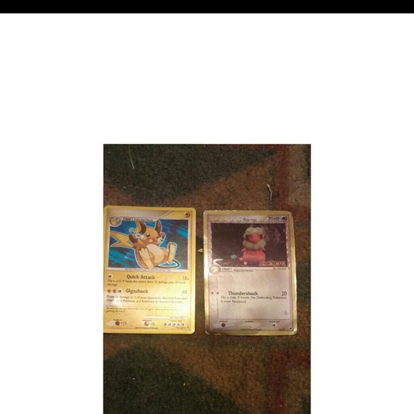 holographic pokemon cards ::)