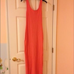 Pink maxi dress