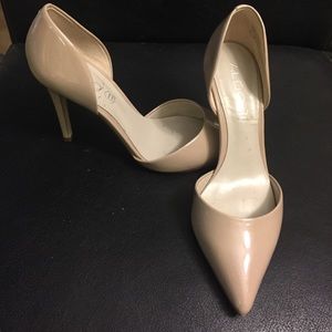 Patent leather pumps