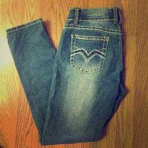 Light colored denim jeans