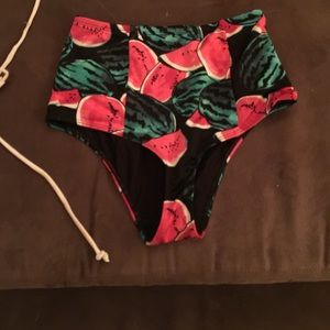 American apparel high waisted bikini bottoms