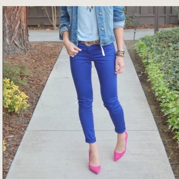 H&M Pants - NWOT H&M cobalt jeggings H&M Pants - NWOT H&M cobalt jeggings