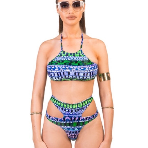 Andrea Iyamah swimsuit-LYKA HIGH WAIST SWIMSUIT
