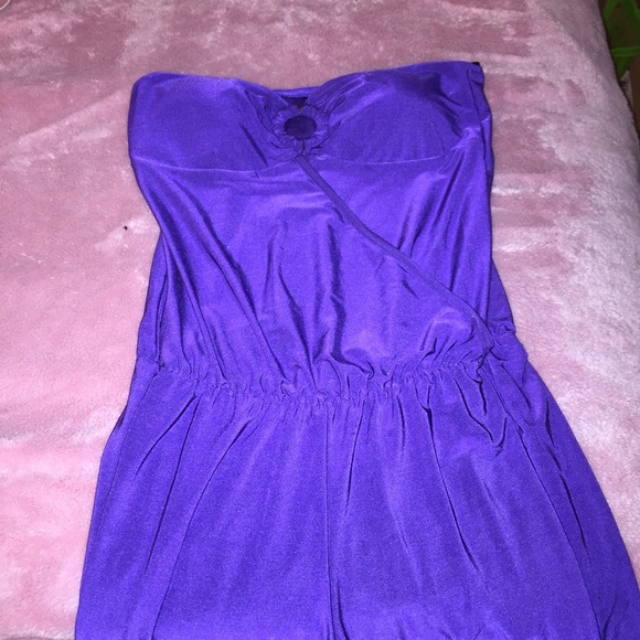 PURPLE BODYSUIT JUMPER ROMPER