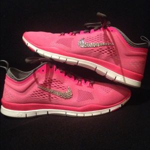 Bling Nikes with Swarovski crystals