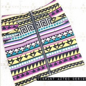 H&M Skirts - H&M Aztec graphic zip-up mini skirt H&M Skirts - H&M Aztec graphic zip-up mini skirt
