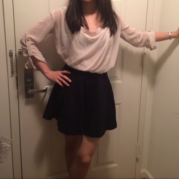 Classic cotton skater skirt