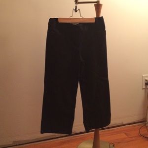 Black Cropped Dress Pants