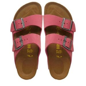 Pink birkenstocks