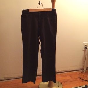 Black Ankle Cropped Pants