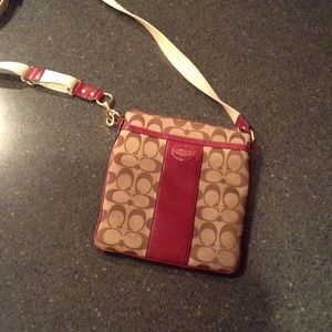 Coach one strap purse